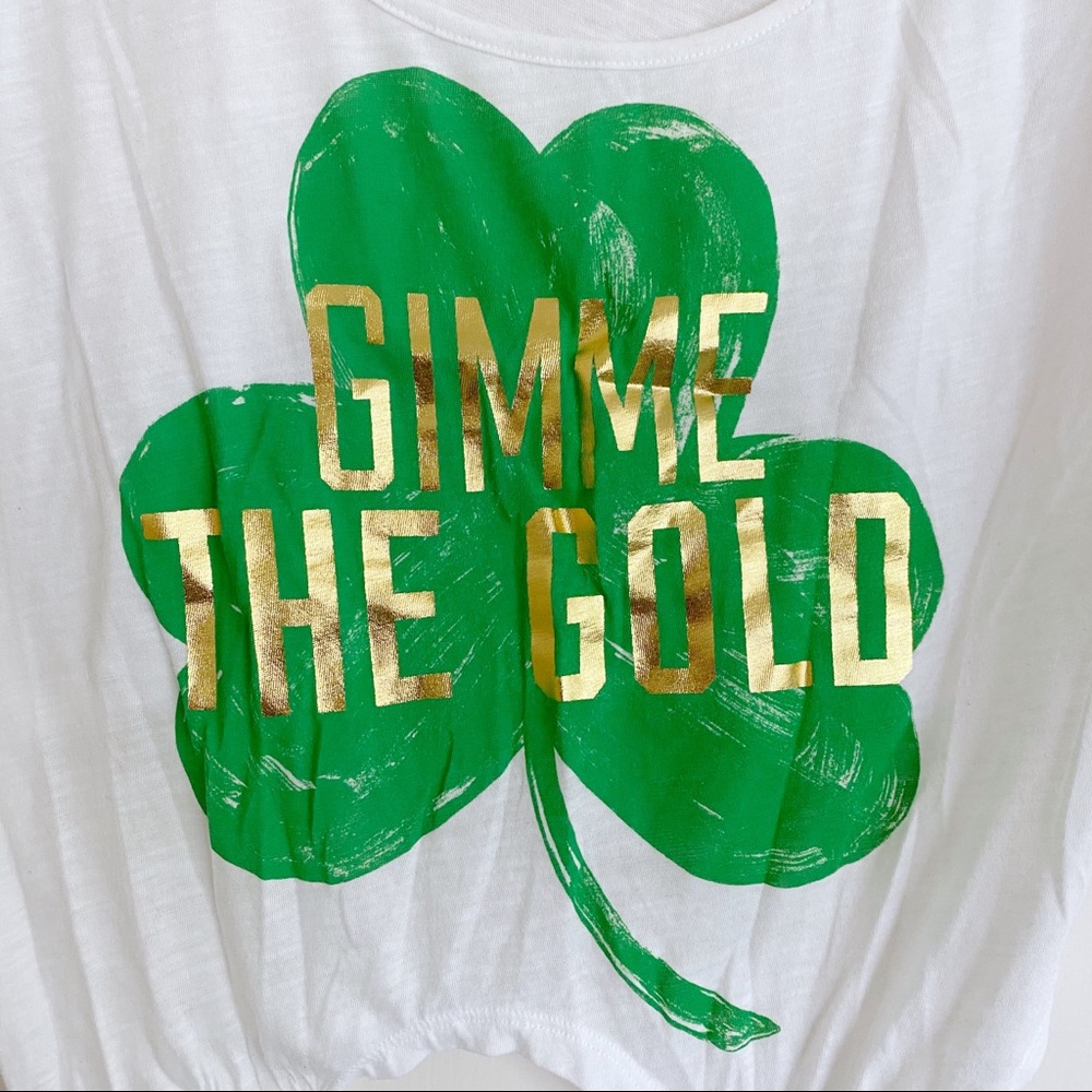 Pink by Victorias Secret “Gimme The Gold” Crop Top